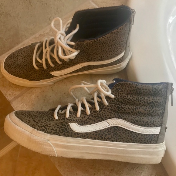 vans zipper high tops